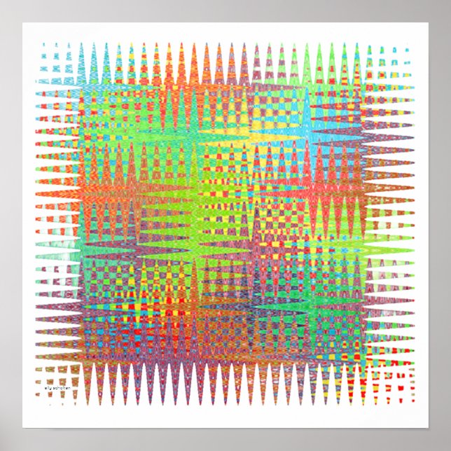 Poster square abstract (Front)