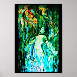 Poster-Stained Glass-Louis Tiffany 110 Poster