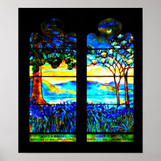 Poster-Stained Glass-Louis Tiffany 115 Poster