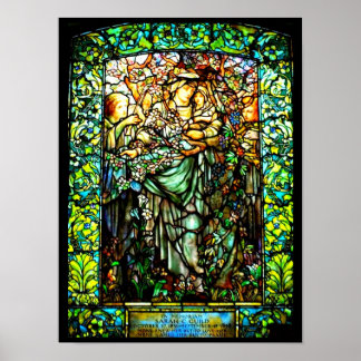 Poster-Stained Glass-Louis Tiffany 116 Poster