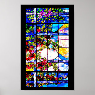 Poster-Stained Glass-Louis Tiffany 117 Poster
