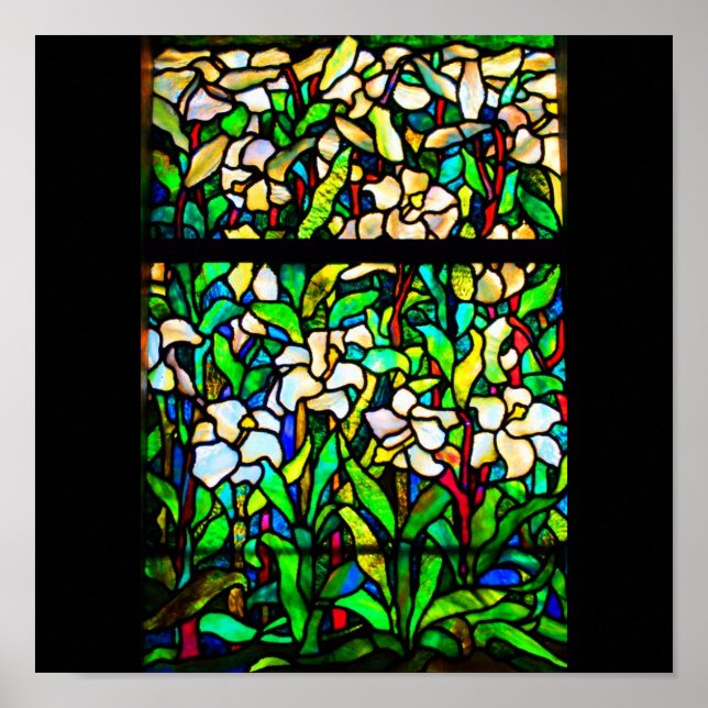 Poster-Stained Glass-Tiffany 12 Poster (Front)