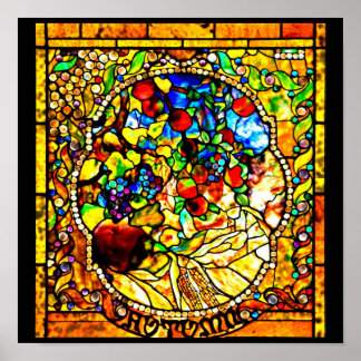 Poster-Stained Glass-Tiffany 25 Poster