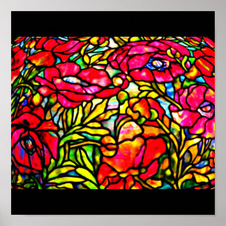 Poster-Stained Glass-Tiffany 28 Poster