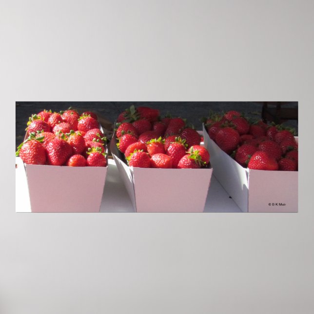 Poster - Strawberry Baskets (Front)