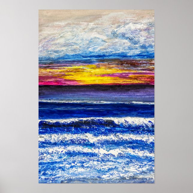Poster - Sunrise Seaside (Front)