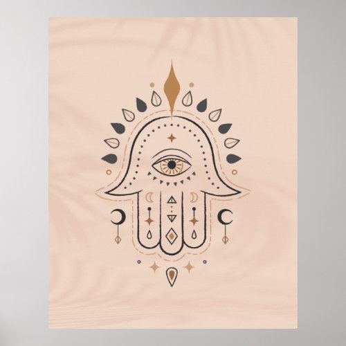 Poster Symbol of Protection or Blessing