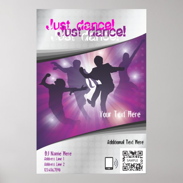 Poster Template Dance (Front)