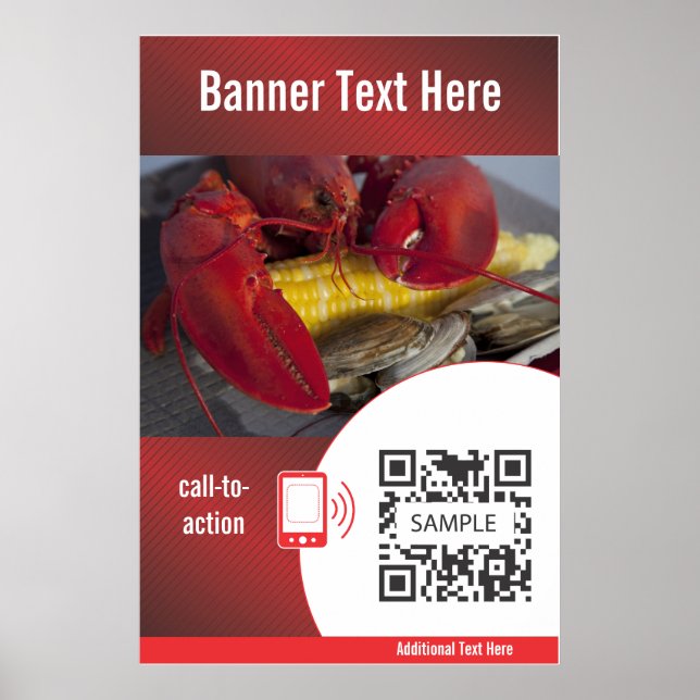 Poster Template Lobster (Front)