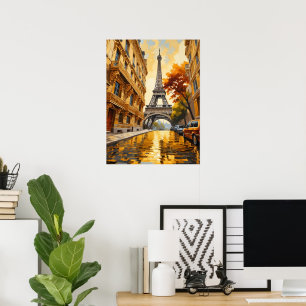 poster/The Eiffel Tower in Light/print Poster