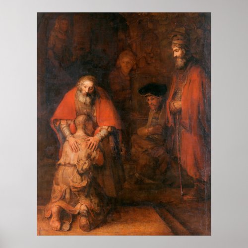 Poster The Return of the Prodigal Son Rembrandt