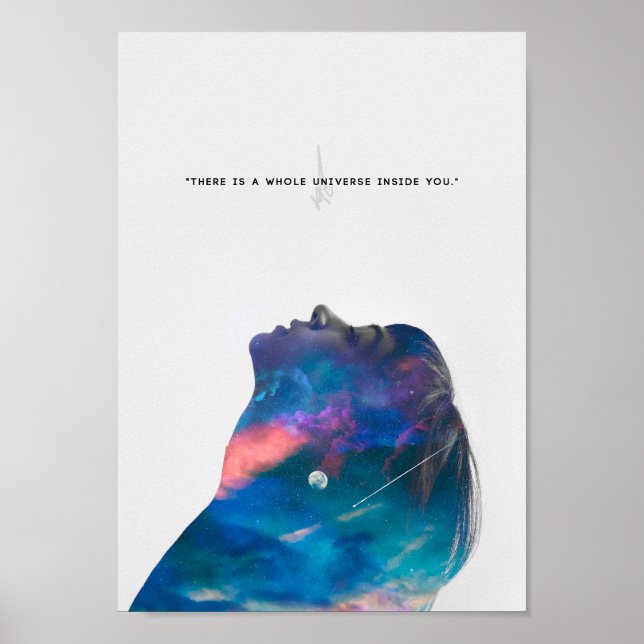 Poster There is a Whole Universe Inside You (Front)