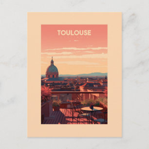 Poster Toulouse - France - illustration Postcard