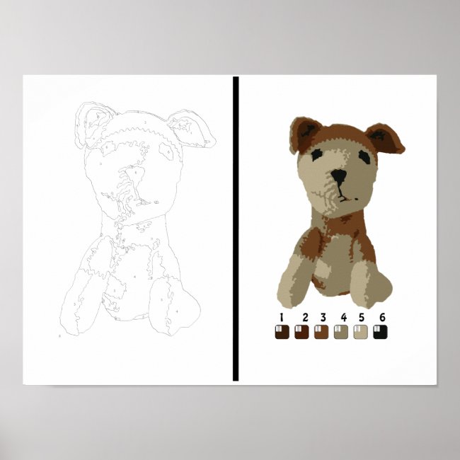 Poster - Toy Dog Paint by Number