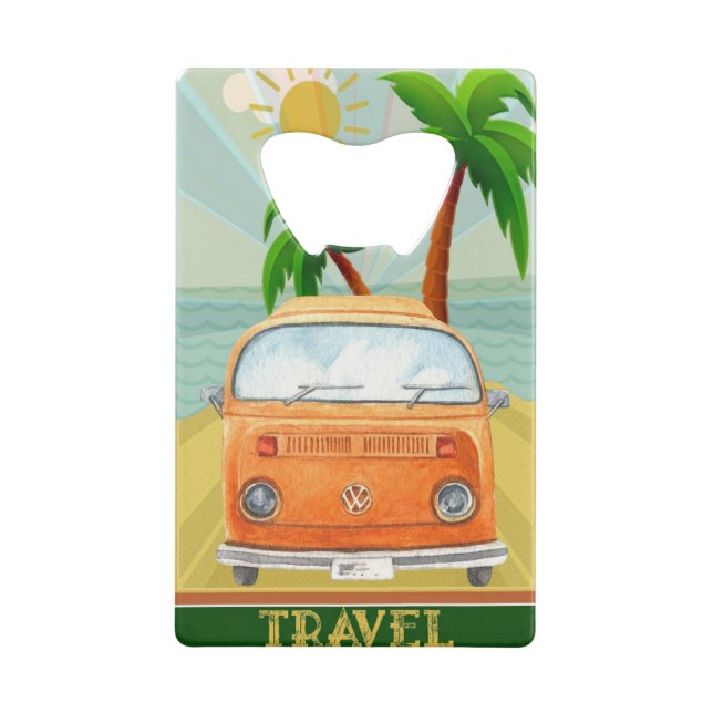 Poster:Travel California Credit Card Bottle Opener (Back)