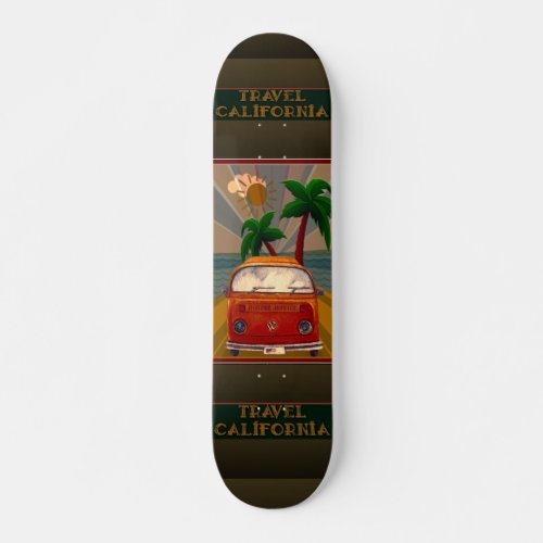 PosterTravel California Skateboard