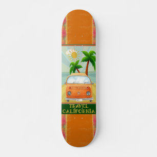 Poster:Travel California Skateboard
