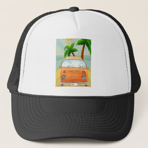 Poster Travel California Trucker Hat