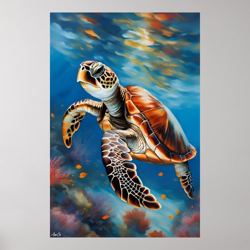 Poster  Turtle  Art