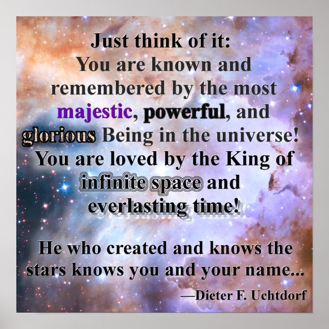 Poster: Uchtdorf quote Poster (Front)