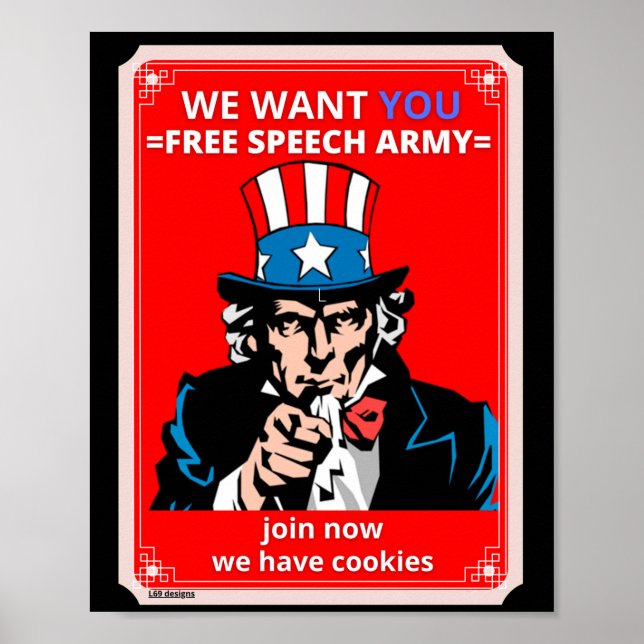 poster "UNCLE SAM" (Front)