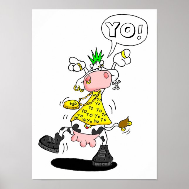 poster vache punk (Front)