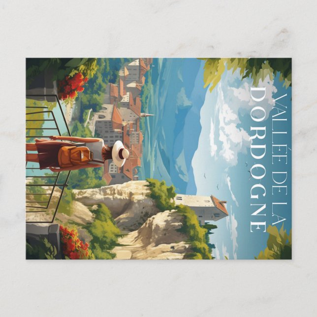 Poster - Valley of the Dordogne - 24 Postcard (Front)