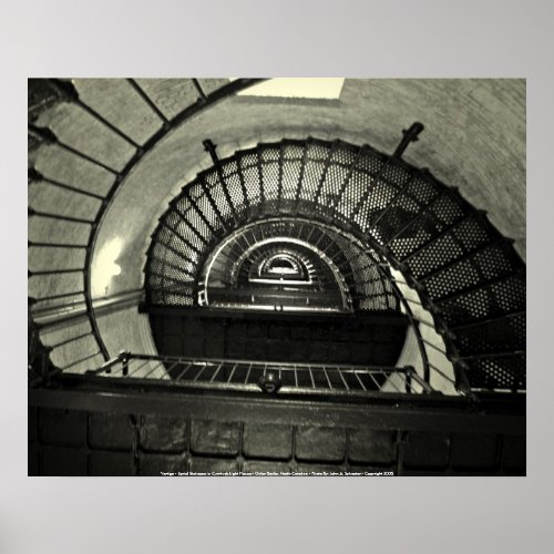 Poster Vertigo _ Sprial Staircase in Curri