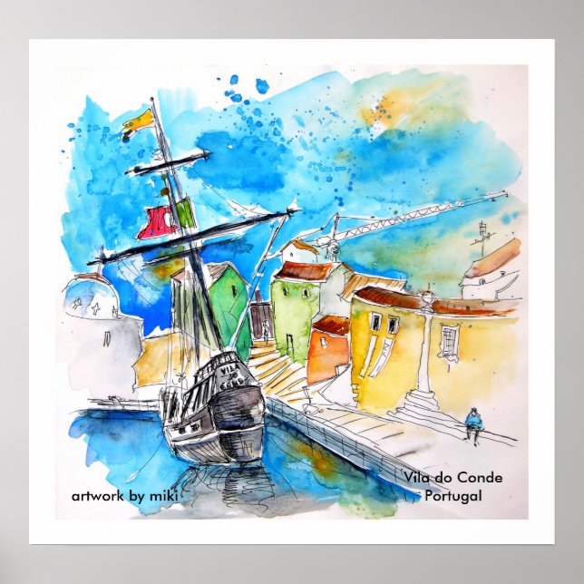 Poster "Vila do Conde 01" (Front)