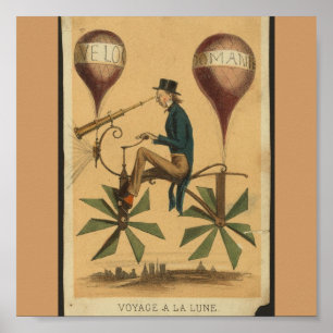 Poster-Vintage Art-Hot Air Balloons 21 Poster