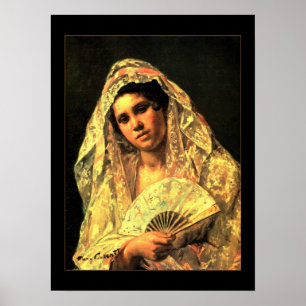 Poster Vintage Art Spanish Woman