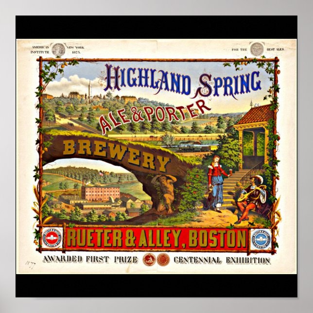 Poster-Vintage Boston Artwork-31 Poster (Front)