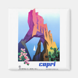 poster vintage capri magnet