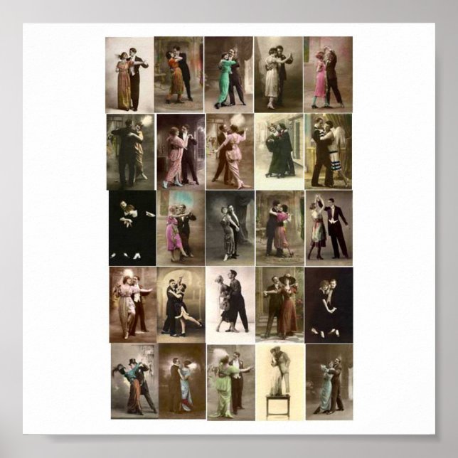 Poster-Vintage-Couples Dance Poster (Front)