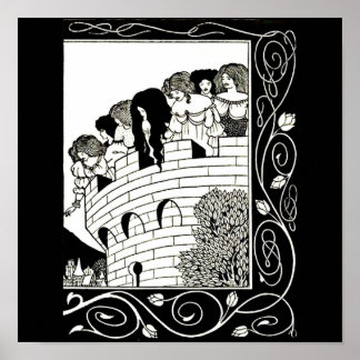 Poster-Vintage Illustration-Aubrey Beardsley 9 Poster
