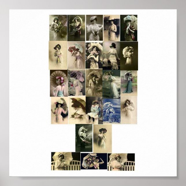 Poster-Vintage-Parasols Poster (Front)