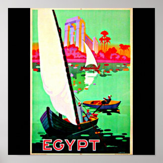 Poster-Vintage Travel Art-Egypt Poster