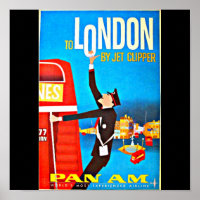 Poster-Vintage Travel Art-London Poster