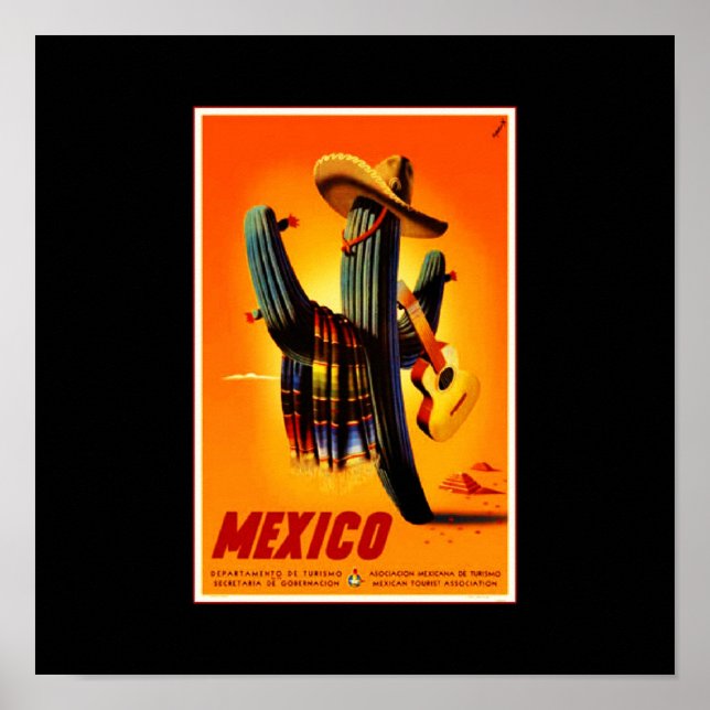 Poster-Vintage Travel-Mexico Poster (Front)