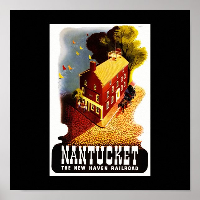 Poster-Vintage Travel-Nantucket Poster (Front)