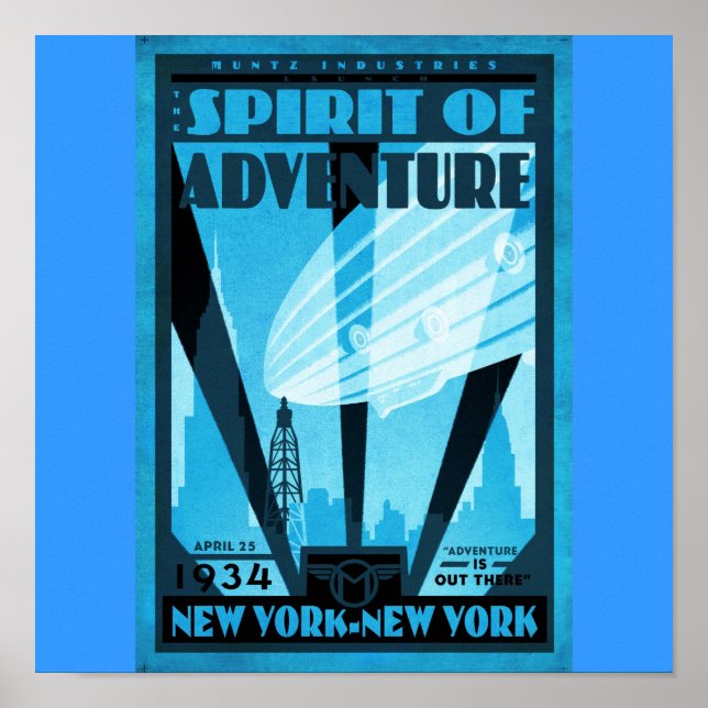 Poster-Vintage Travel-New York Poster (Front)