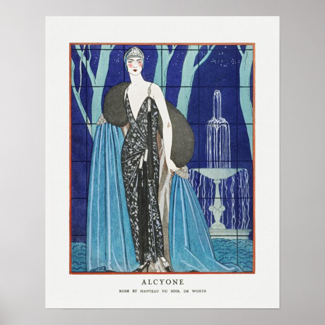 POSTER : VINTFASHION ILLUSTRATION : GEORGE BARBIER (Front)