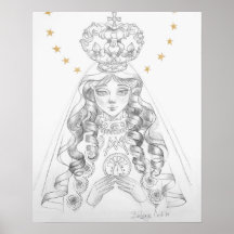 Póster Virgen del Valle, Rocio Milagroso