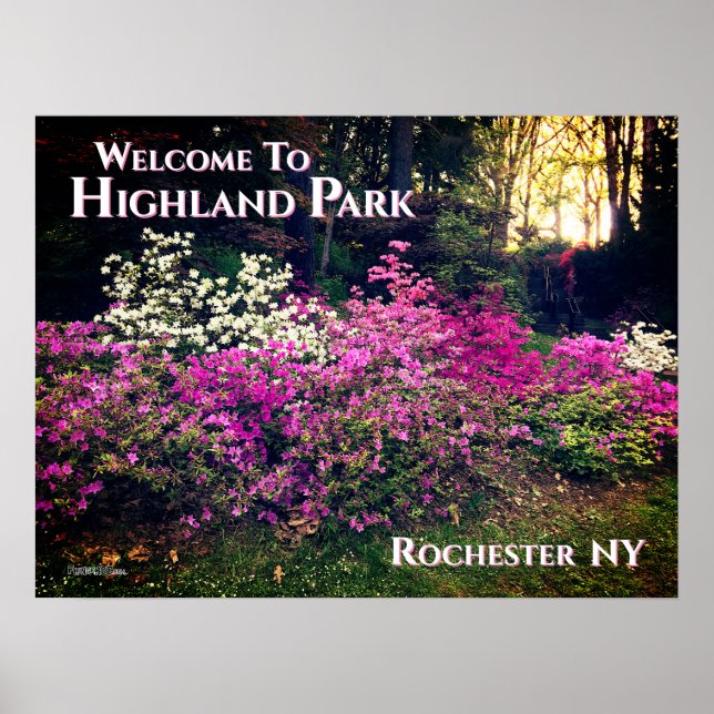 Poster - Welcome to Highland Park Rochester NY (Front)