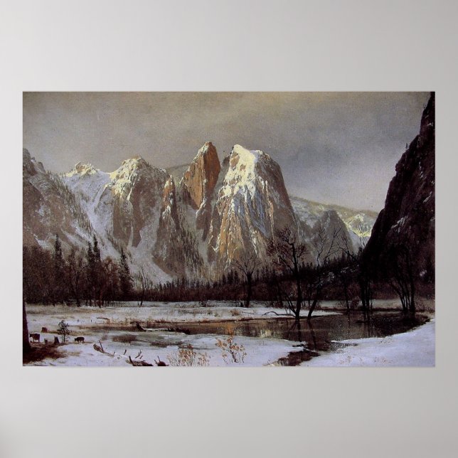 Poster With Albert Bierstadt Painting (Front)
