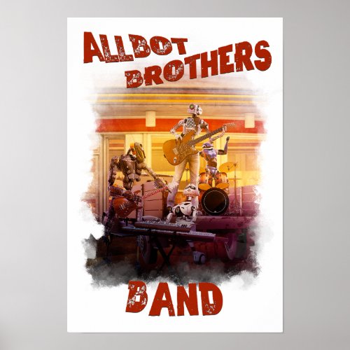 poster with Allbot Brothers Band from BSR
