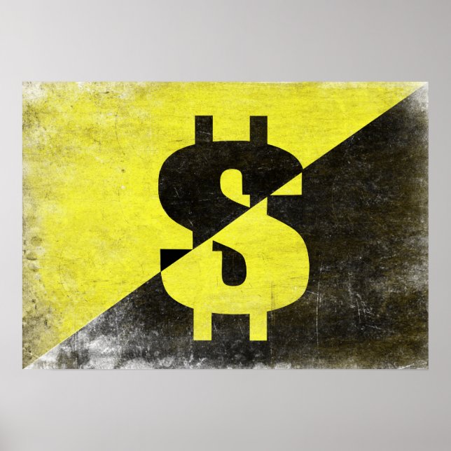 Poster with Cool Anarcho-Capitalist Flag (Front)