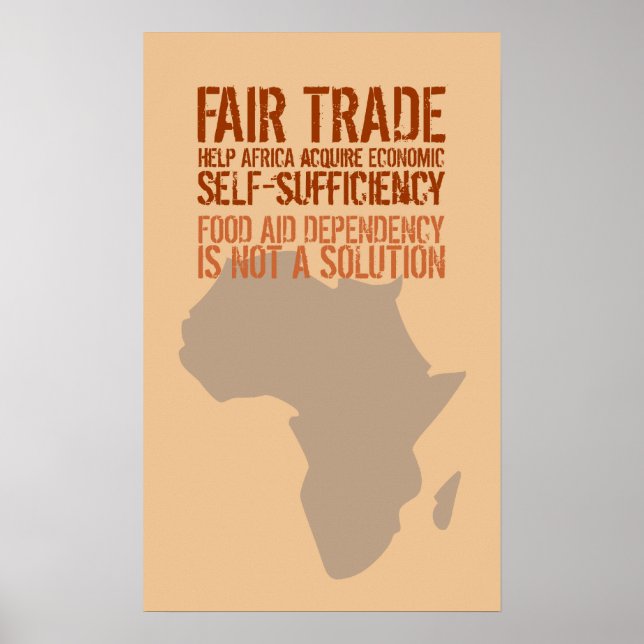 Poster with Fair Trade Message (Front)