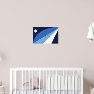 Poster with Flag of Columbia, South Carolina