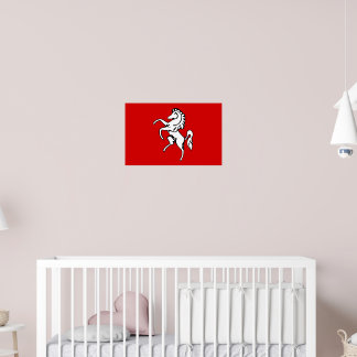 Poster with Flag of Kent, England